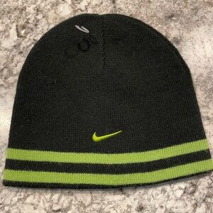 Nike Green and Black Youth Beanie
